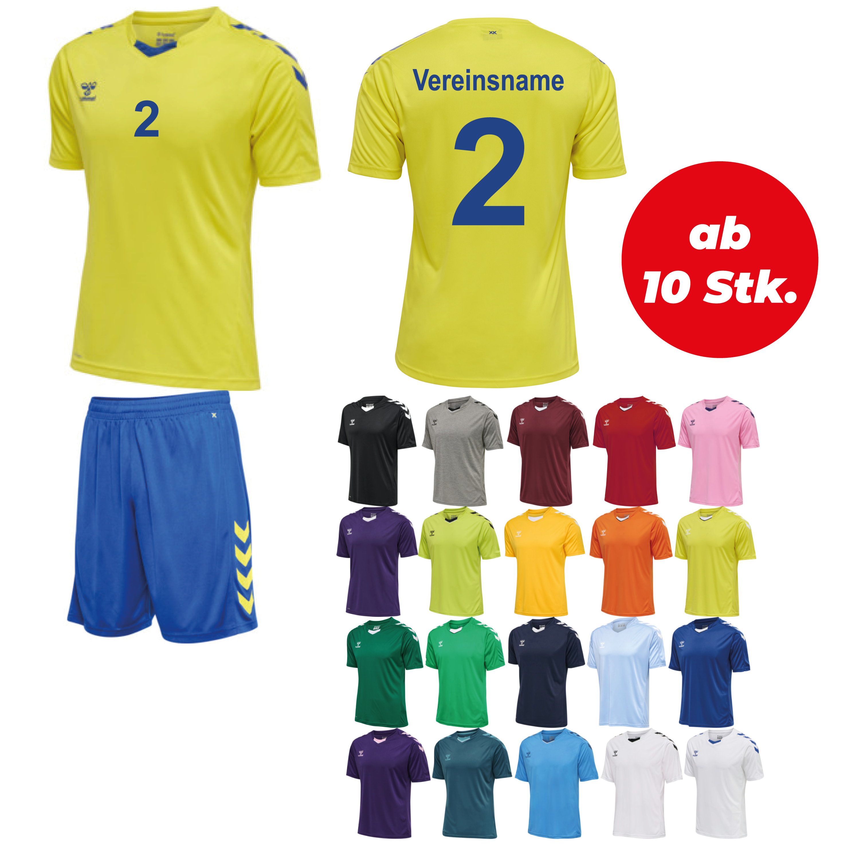 Trikotsatz Handball CORE XK POLY JERSEY ab 10 Stk. inkl. Druck